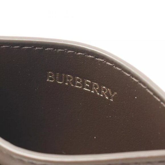 BURBERRY check Card Holder canvas leather Beige Brown Multicolor NEW - Picture 4 of 4